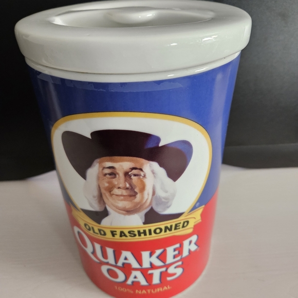 Vintage Quaker Oats Cooke Jar w/recipes - Picture 5 of 5